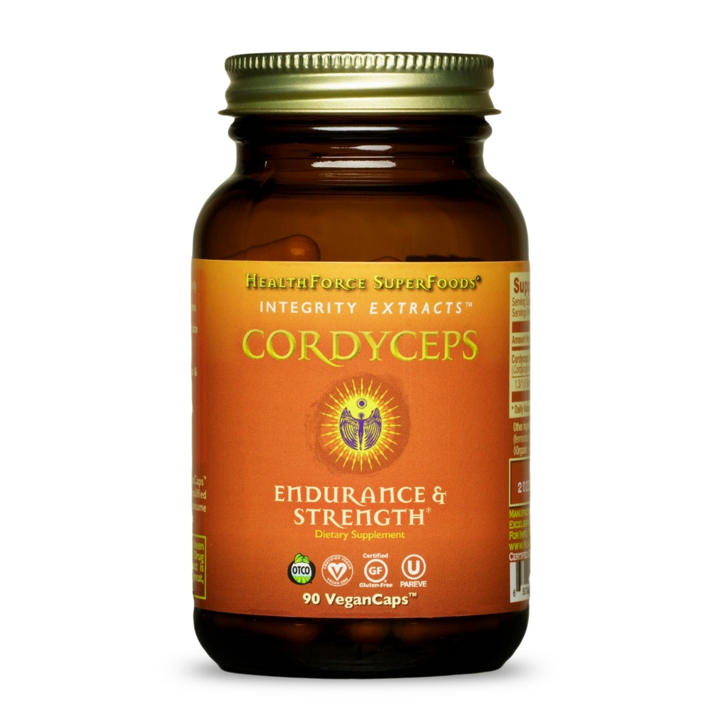 HealthForce SuperFoods Integrity Extracts Cordyceps – Capsules - 90 Vegan Capsules
