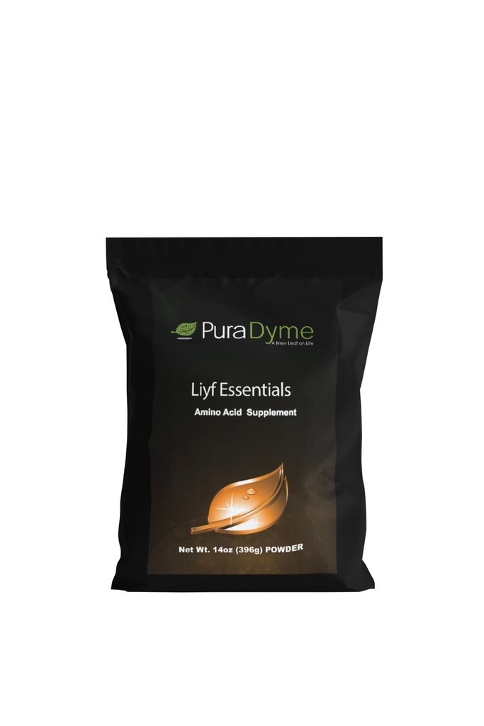 Puradyme Liyf Poudre essentielle de protéines acides aminés et supplément alimentaire - 14 onces - Formulé pour la promotion de l'énergie et de la longévité
