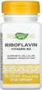 Voie de la nature Vitamine B2, 100 mg Riboflavine, 100 capsules, boîte de 2