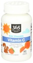 365 par Marché des aliments entiers, Vitamine C à croquer pour les enfants, Saveur d'orange naturelle, Vegan, 90 comte