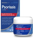 MagniLife Psoriasis Care+, Démangeaison naturelle et soulagement de la douleur, hydratation aide à réduire la rougeur, l'écaillage et le flânement sur le corps et le scalp - Sans parfum, non toxique - 2oz
