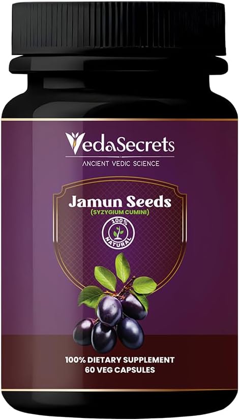 Jamun(Blackbarry) Capsules 60 Count.