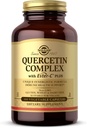 Solgar Quercetin Complex avec EsterC Plus Capsules végétales soutient la santé immunitaire Antioxydant doux sur l'estomac vitamine C non OGM végétalien sans gluten 50 portions sans lait, emballage standard, 100 compter