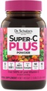 Super-C Plus du Dr Schulze - Supplément de vitamine C pour le soutien immunitaire - Santé de la peau et soutien antioxydant - Formule à haute puissance - Superaliments végétaux - Sans gluten et végétalien - 2 oz (20 portions)