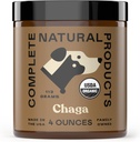 Produits naturels complets Poudre de champignons de Chaga biologique pour animaux de compagnie Immune Support et santé conjointe - 4oz