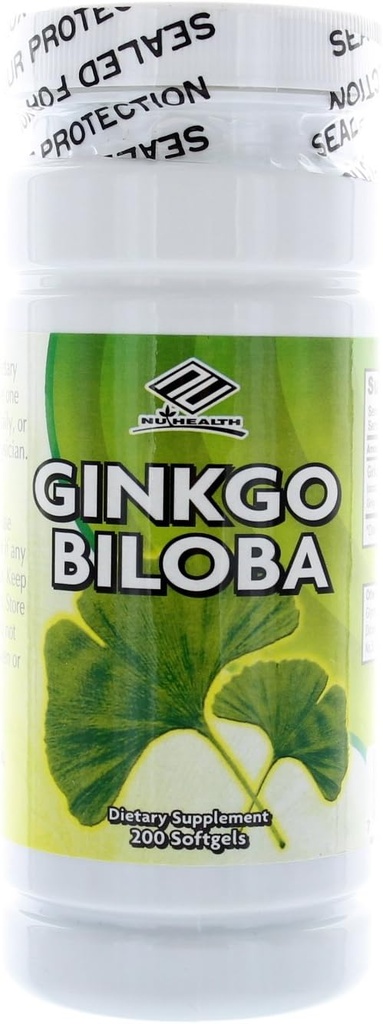 NU-Santé Ginkgo Biloba 60 Mg 200 Softgels