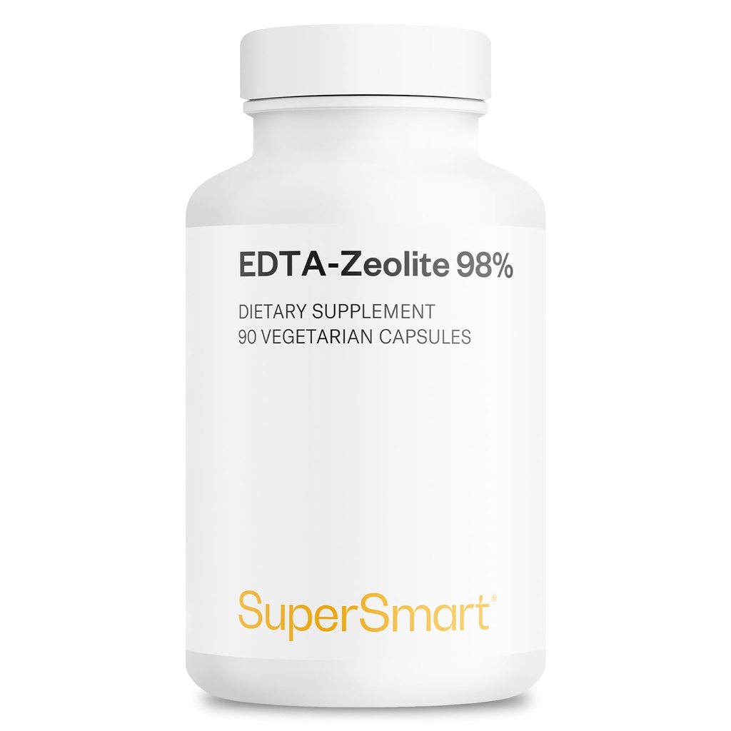 Supersmart - EDTA Zeolite 98% (formule avancée) - avec le chardon et le persil de lait - supplément de haute puissance (à haute puissance) fabriqué aux États-Unis