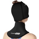 ComfiTECH Cold Cap and Neck Ice Pack Wrap Gel Combo, trousse de soins pour tête et cervical, moyen