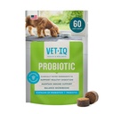 VetIQ Probiotic Supplement pour chiens, support digestif pour chiens, nourishes Bacteria Gut et soutient la fonction Bowel, parfum de fumée Hickory, fabriqué aux États-Unis, 60 comtes