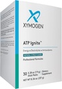 Poudre de boisson énergétique revitalisante XYMOGEN ATP - supporte le remplacement des électrolytes + la biosynthèse ATP avec des antioxydants, des aminos, des vitamines, des électrolytes + 95 mg de caféine (30 paquets de bâtons d'agrumes)