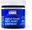 Swanson WIO Détox numérique: Repos, Reset & Rafraîchir le sommeil mieux, Blue Light Defense, Wellness, Moins de stress, Lutein, Zeaxanthin, Lutemax - Bouteille de 4 onces avec 30 Softgels (30 jours d'approvisionnement)