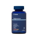Trace Minerals Magnésium Chewable - Soutien apaisant pour les adultes - Santé cardiovasculaire, force osseuse et soutien immunitaire - Supplément à croquer - Lemon framboise - 120 Compte (30 portions)