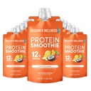 Designer Wellness Protein Smoothie, Real Fruit, 12g Protéines, Faible Carb, Zéro Sucre ajouté, Sans gluten, Non-OGM, Pas de Couleurs artificielles ou des saveurs, Tropical, 12 Compte