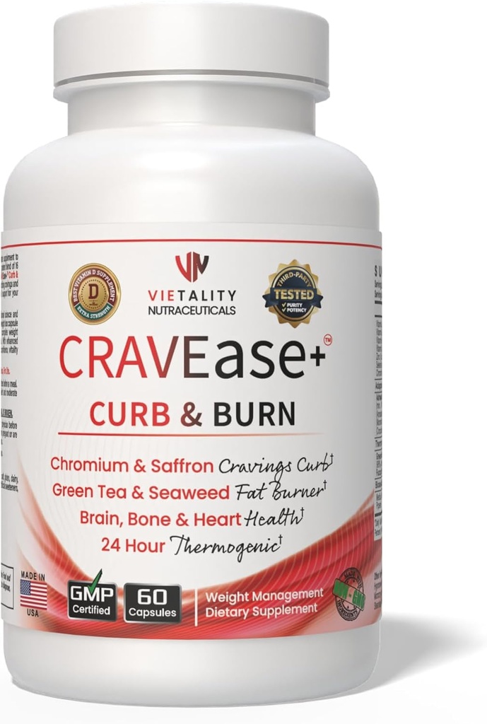 CRAVEase+TM Curb & Burn (en anglais seulement) Multitâchez votre perte de poids (en anglais seulement) Perdre jusqu'à 4X Plus de graisse (en anglais seulement) Formule clinique, science-dosée (en anglais seulement)