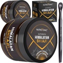 NutroTonic® Résine authentique Himalayan Shilajit pour hommes et femmes - Gold Grade 86% Acid fulvic - Wild Crafted +17000 FT – 40x Nano filtré et séché au soleil - 3ème laboratoire de partie testé - 15g Jar (paquet de 2)