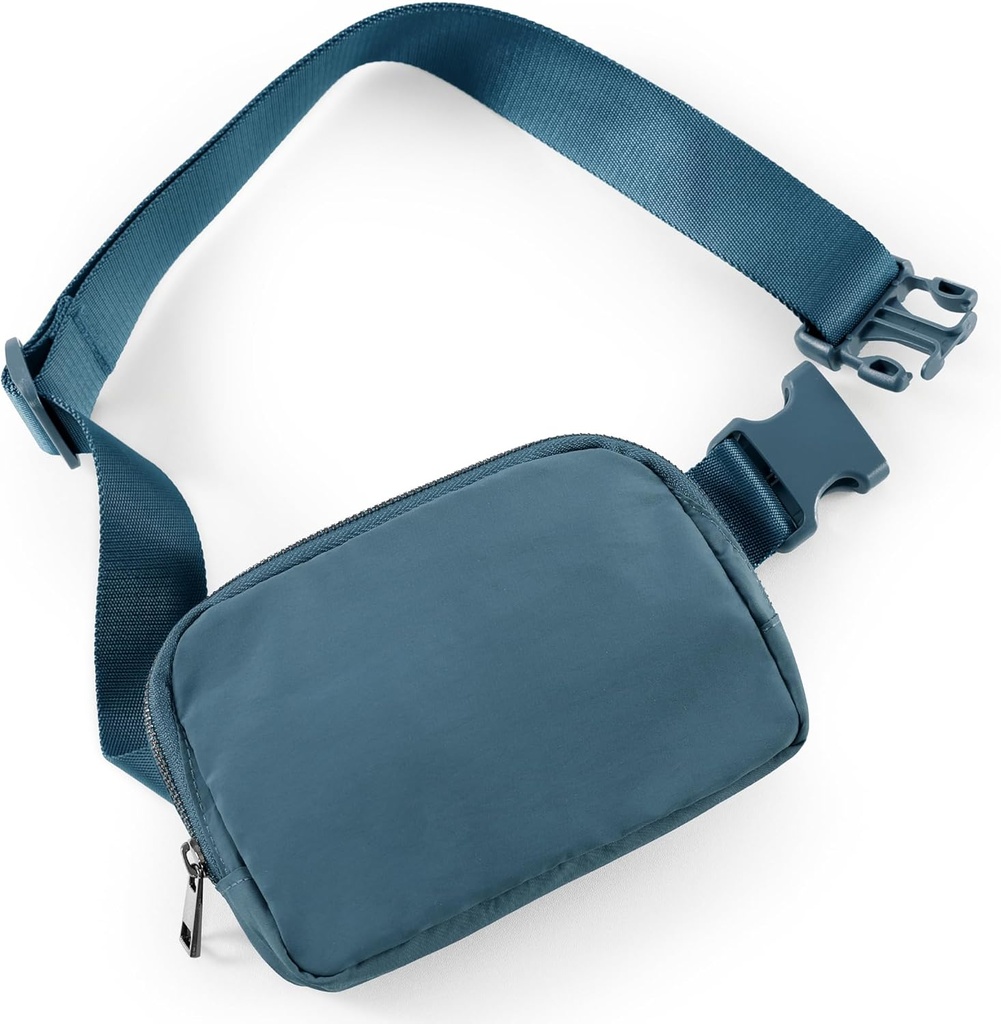 ODODOS Unisex Mini sac de ceinture avec sangle réglable petit paquet de Fanny pour la course d'entraînement de randonnée, bleu