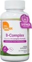 Zahler B-Complex Vitamines pour les femmes et les hommes - Complexe Vitamine B - Complexe Vitamines B avec B1 B2 B3 B5 B6 B7 B9 B12 - Système avancé de livraison à 2 étages - Casher sans gluten non-OGM VIT B (120 comprimés)
