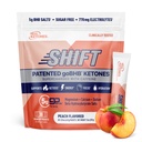 Real Cétones BHB Cétones exogènes Boire des paquets de mélange Céto Electrolytes Powder Packets Pas de sucre avec 4 électrolytes à jeun principal Plus hydratant breveté Keto BHB - 30 Compte pêche caféine