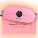 Pad de chauffage Besky pour les crampes d'époque, Pad de chauffage menstruel sans fil, Pads de chauffage avec 3 niveaux de chaleur et 3 modes de massage, pour le soulagement de la douleur de dos ou d'époque, Meilleurs cadeaux pour elle, les femmes et les filles (Pink)