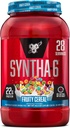 BSN SYNTHA-6 Poudre de protéines premium avec 6g de fibre, protéines de lactosérum, caséine micellaire, mélange isolat de protéines de lait, 5g de gras, céréales fruitées, 28 portions (paquetage mai Vary)