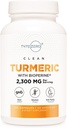 Type Zero Turmeric avec Bioperine (120 Capsules) (2300mg par portion) - Sans OGM, sans gluten, 3ème partie testée