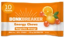 Bonk Breaker Energy Chews, ingrédients sans lait, sans gluten pour fournir une énergie et un focus rapides, 1 boîte de 10 paquets, orange Tangerine