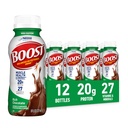 BOOST High Protein Ready to Drink Balanced Nutritional Drink, Rich Chocolate, 8 FL OZ (Pack of 12)