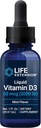 Life Extension Liquid Vitamin D3 (Mint), 50 mcg (2000 IU), Immune System Support, Bone Health, Whole-Body Health, Tasty Peppermint Flavor, Gluten Free, Non-GMO, 29.57 ml