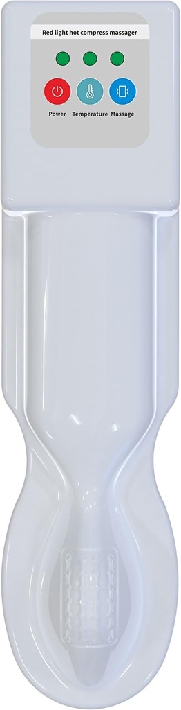 ALLANZ Red Light Hot Compress Massager, Portable Hemorrhoid Relief Device for Post-Surgical Recovery and Soothing Pain Relief - Unblock Channels & Promote Comfort