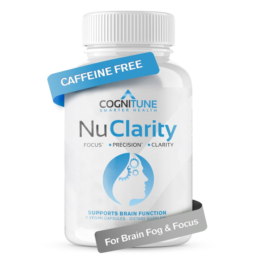 NuClarity - Supplément Cerveau Nootropique Premium - Focus, Energy, Memory Booster - Clarté mentale et soutien cognitif - Ginkgo Biloba, Bacopa Monnieri, Alpha-GPC, Phosphatidylsérine, Rhodiola Rosea