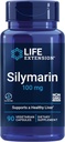 Life Extension Silymarin – Extrait de chardon de lait – Soutient la santé du foie – Sans gluten, sans OGM, végétarien – 90 capsules