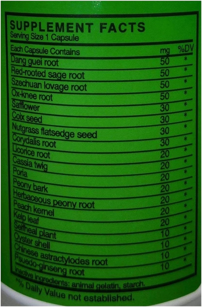 Santé de l'ovaire et de l'utérus - 500 mg - 60 gélules