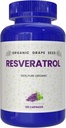 Resvératrol 100% bio pur, 120 capsules, antioxydants et trans-resvératrol, favorise l'anti-âge, le soutien cardiovasculaire, le boost immunitaire, la clarté mentale