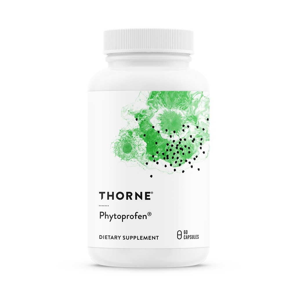 THORNE - Phytoprofène - Mélange botanique de gingembre, de boswellie et de curcumine - Soutient la santé de l'équilibre cytokine et la récupération après une blessure ou une chirurgie* - Sans gluten, sans soja, sans lait - 60 capsules