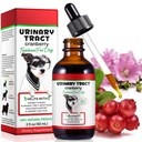 Tract urinaire pour chiens, gouttes de traitement de l'infection par le tract urinaire pour chiens soutient les UTI Bladder, la pierre de rein et le chien, aliments pour animaux de compagnie Soins de santé, Bacon Flavor- 60ml / 2,02oz