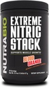 NutraBio Extreme Nitrique Stack, Oxyde Nitrique et Formule Volumisante Cellulaire- 30 portions (Blood Orange)