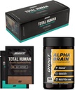 ONNIT Premium Alpha Cerveau Bundle - Supplément Cerveau Nootropique (90 Nombre) pour Focus, Concentration et Mémoire + Total des trousses de vitamines de jour et de nuit pour hommes et femmes (30 jours)