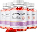 (5 Pack) Néotoniques Peau et Gut Gummies, Néotoniques Peau et Gut Probiotiques essentiels Gummies, Néotoniques Peau et Gut Gummies Avis, Néotoniques Avis, Néotoniques Gummies, 300 Gummies pendant 5 mois