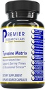 Premier Research Labs Tyrosine Matrix - L Tyrosine Supplément, L-tyrosine 944mg Capsules pour Adultes, Pinces Acide Amino avec Algae Rouge et Rhodiola Rosea - 90 Capsules Végétariennes
