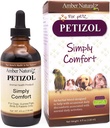 AMBER NATURALZ Petizol Supplément à base de plantes simple confort pour chiens, oiseaux, lapins Support pour les désagréments occasionnels et la température normale du corps