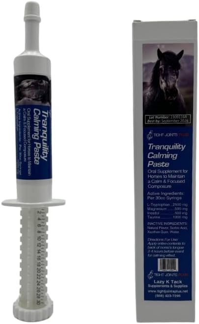 Tranquillité Pâte calmante pour chevaux