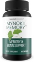 Mémoire Mynokii - Supplément Cerveau Nootropique - Mémoire et Soutien Cerveau avec Ginkgo Biloba & DMAE - Mémoire d'aide, Focus, Clarté, Productivité - Promouvoir une pensée et une concentration claires - Suppléments Mémoire