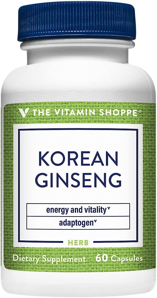 Ginseng coréen racine entière - soutient l'énergie et la vitalité - 648 MG (60 capsules)