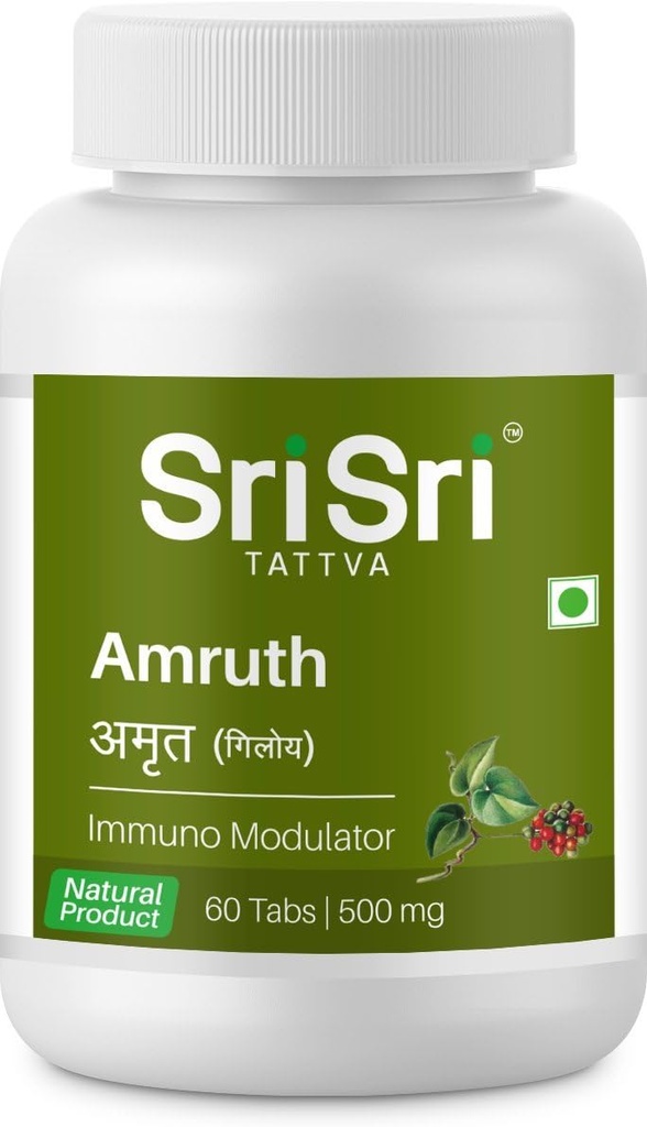 Sri Sri Produits Ayurveda Amruth Immuno Modulateur Comprimé 500Mg PACKOF 2