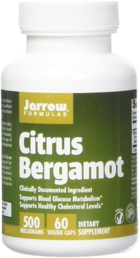 Formules de collants, Citrus Bergamot, 500 mg, 60 capsules de légumes, 2 emballages