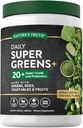 Nature's Truth Super Greens Superfood Poudre Supplément de fruits et légumes Mélange de jus et de smoothie