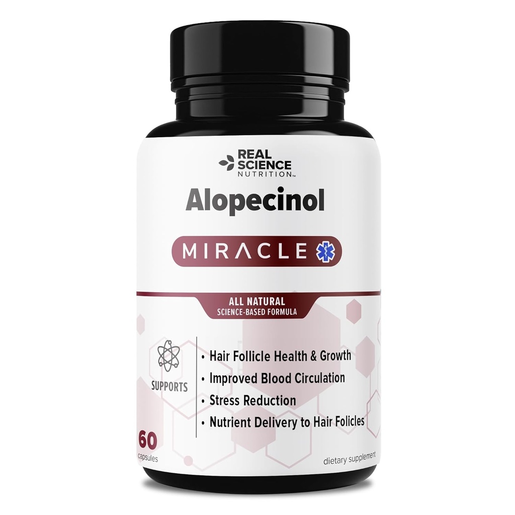 offres Alopecinol Miracle - All Natural Alopecia Supplément - Peut fournir un soulagement à long terme pour les cheveux minces, l'irritation de scalp, et la perte de cheveux