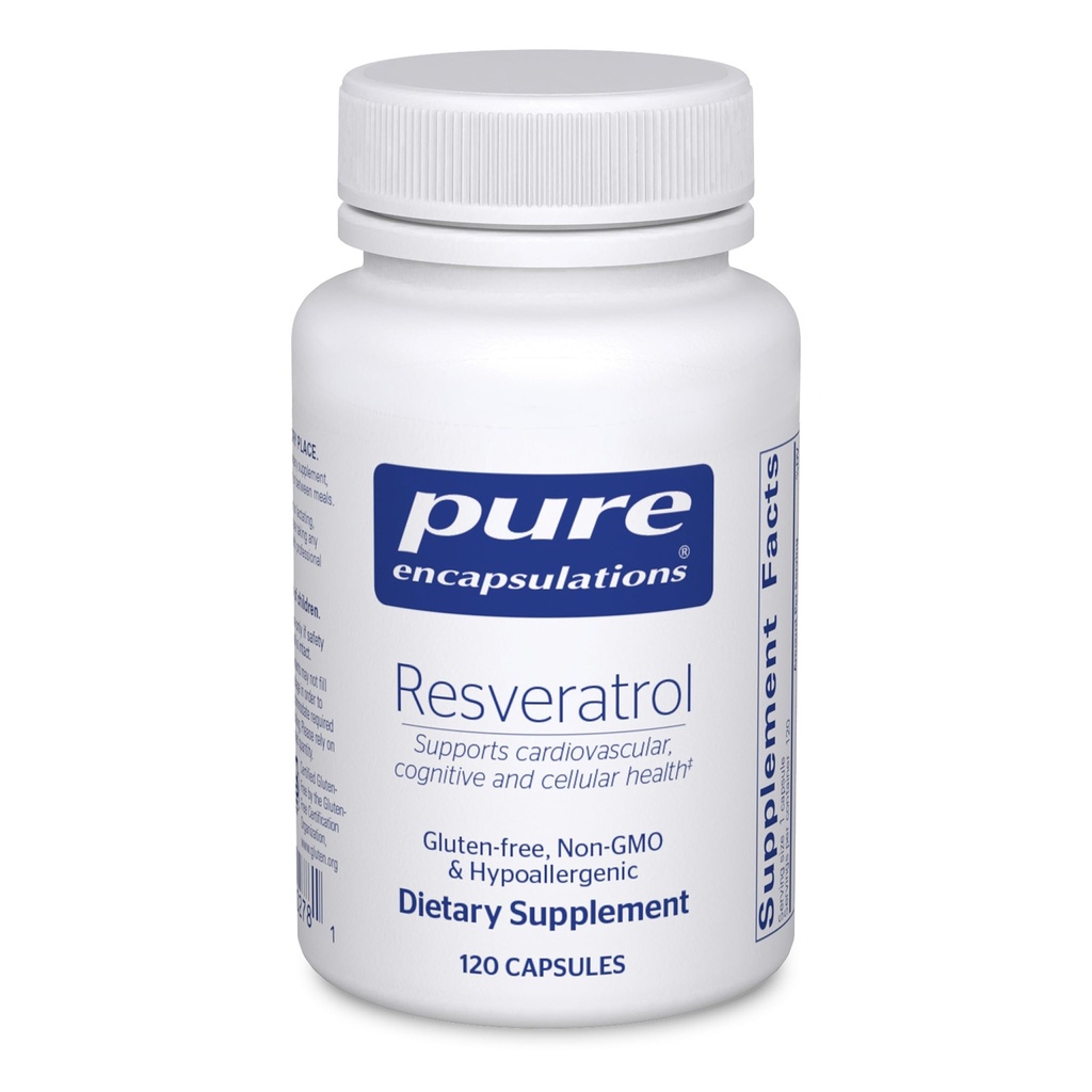 Pure Encapsulations Resveratrol, 120 Capsules
