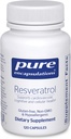 Encapsulations pures Resvératrol - Support cardio-vasculaire, cellulaire et mémoire* - 40 mg Trans-Resvératrol - Supplément antioxydants - Sans gluten et sans OGM - 120 capsules