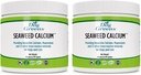 Calcium d'algues pour animaux de compagnie, poudre 14oz, supplément essentiel, ajouter aux aliments crus ou faits maison, source plus propre de calcium que la poudre de repas ou de coquille d'oeuf, anciennement meilleur Calcium d'algues de la nature (2 pack)